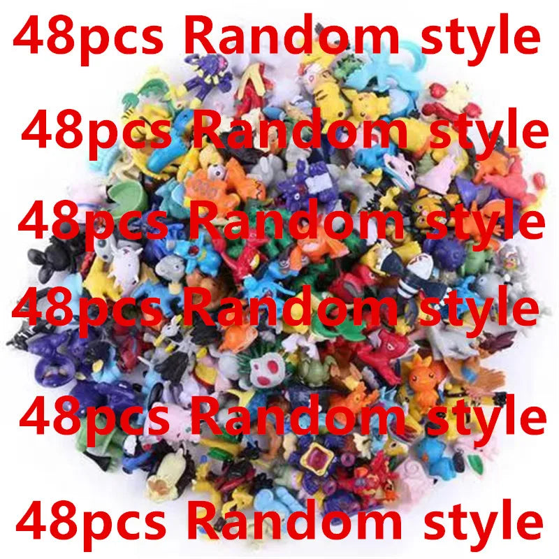 1-144 PCS Pokémon Gift Box – Christmas Action Figure Set with Genuine Pikachu & More Toys for Kids