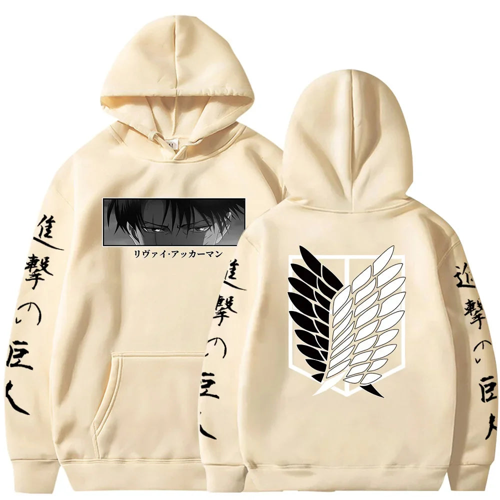 Attack on Titan Anime Hoodie mit Reißverschluss – Europäischer und amerikanischer Sportmantel, Rollenspielkleid für Herren