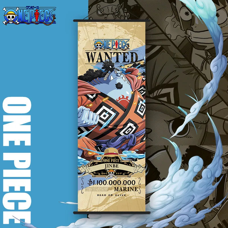 Bandai One Piece Poster Wallpaper Decoration Scroll Poster 25*70cm