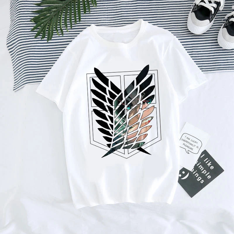 Attack on Titan T-Shirt Kawaii Anime Graphic Tee