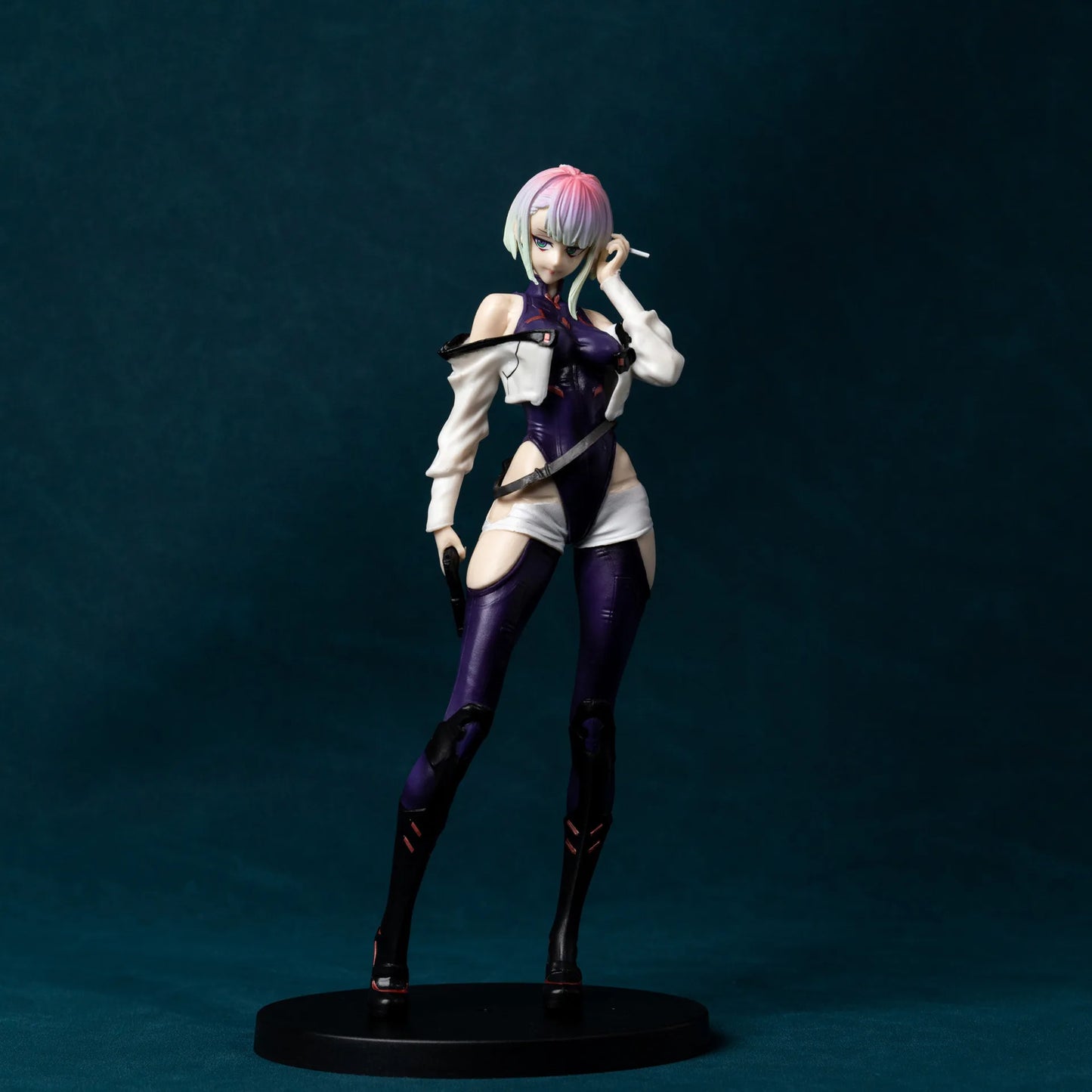 22 cm große Pop-Up-Parade Cyberpunk Edgerunners Rebecca, David und Lucy Actionfiguren – Sammler-Anime-Statue, Modell, Geschenk