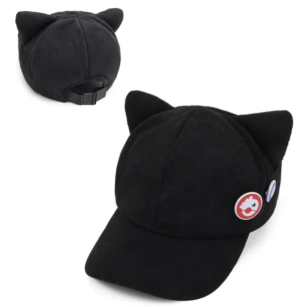 Casquette de baseball mignonne d'anime - Chapeau EVA à oreilles de chat Shikinami Asuka