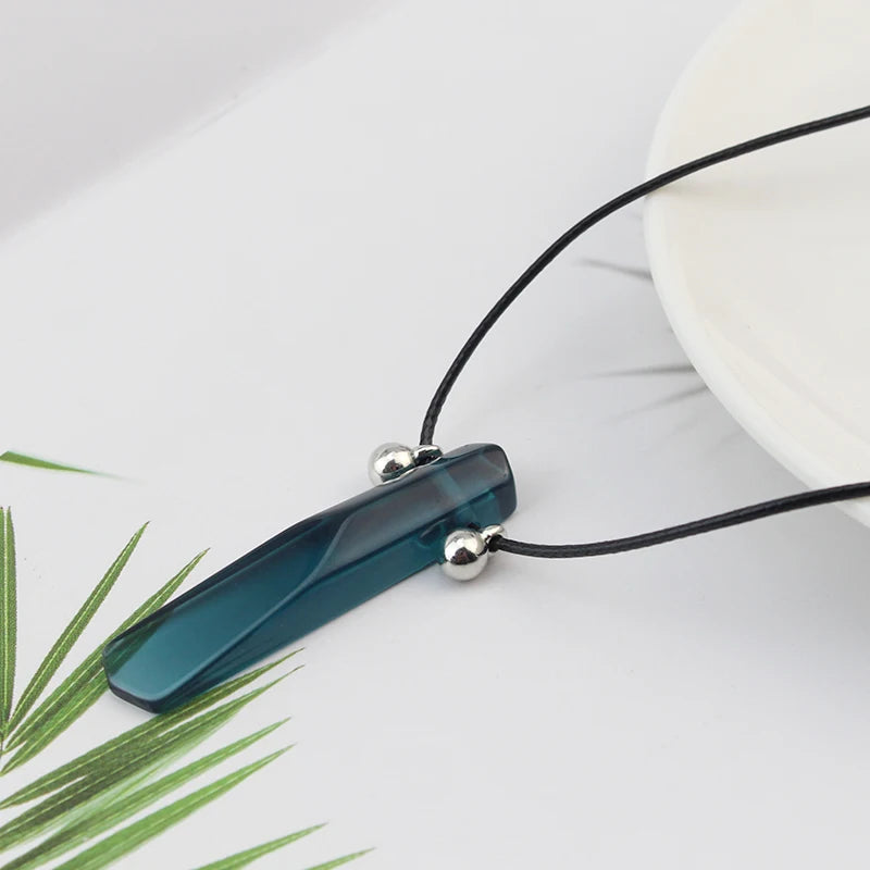 Hokage Tsunade Jade Pendant – Uzumaki Gemstone Charm Necklace, Anime Cosplay Jewelry Prop