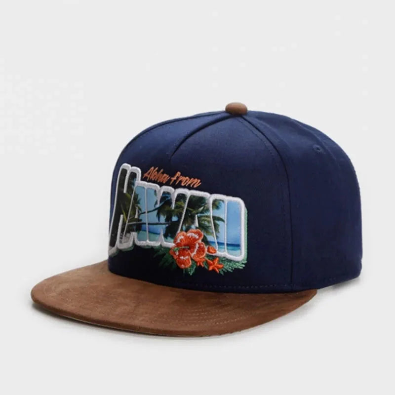 PANGKB Difuzed Cartoon Big Eyes Cookie Bite Snapback-Mütze – Verstellbare Outdoor-Sportkappe