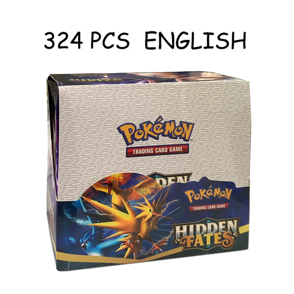 324/360 PCS Pokemon Karten 151 Surging Sparks Stellar Crown Deck Box Pikachu Englisch Karte Spielzeug