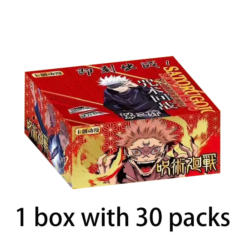 New Jujutsu Kaisen Collection Cards Japanese Anime Booster Box