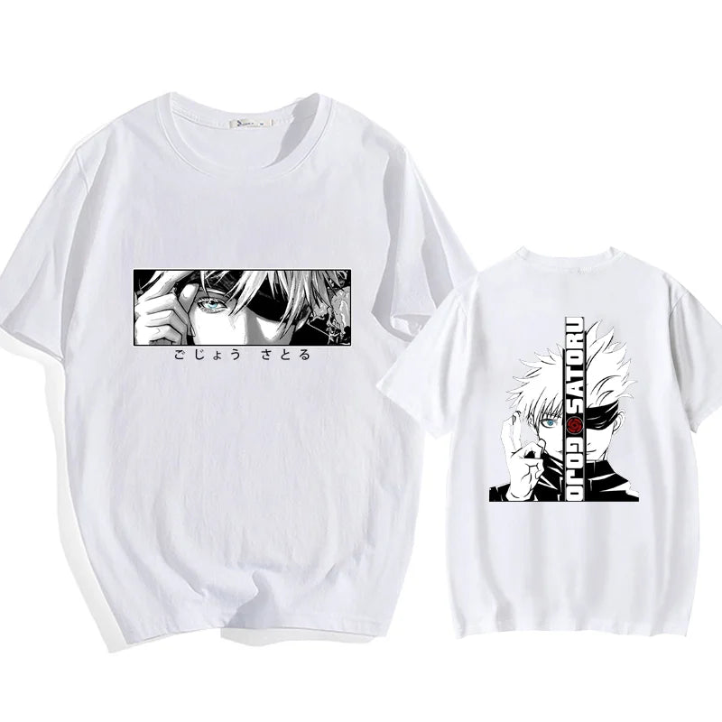 T-shirt graphique animé Satoru Gojo