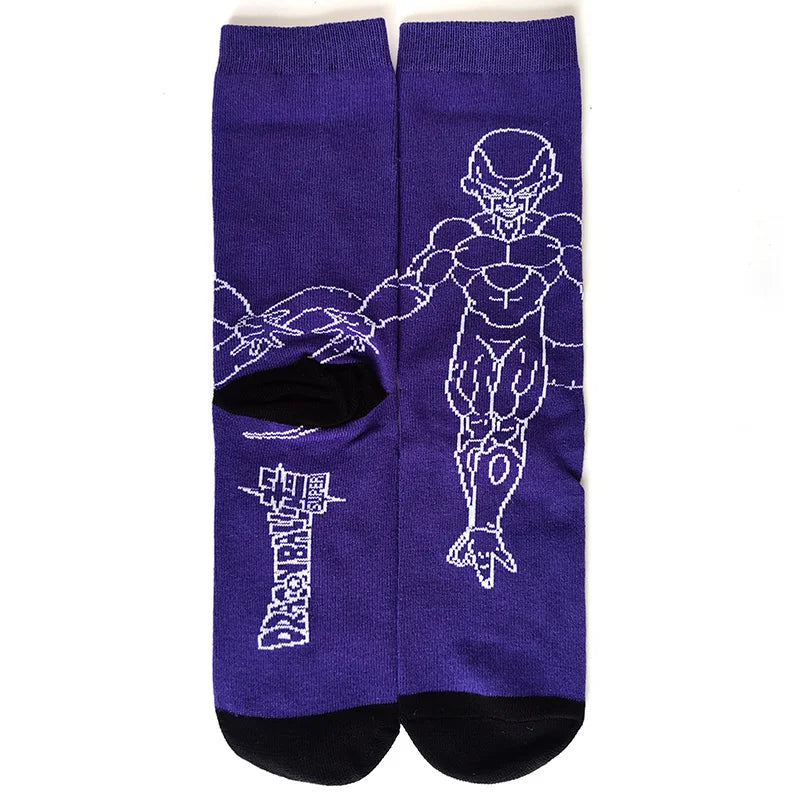 Socken mit Anime-Cartoon-Charakteren für Herren – Cosplay-Skateboard-Stil