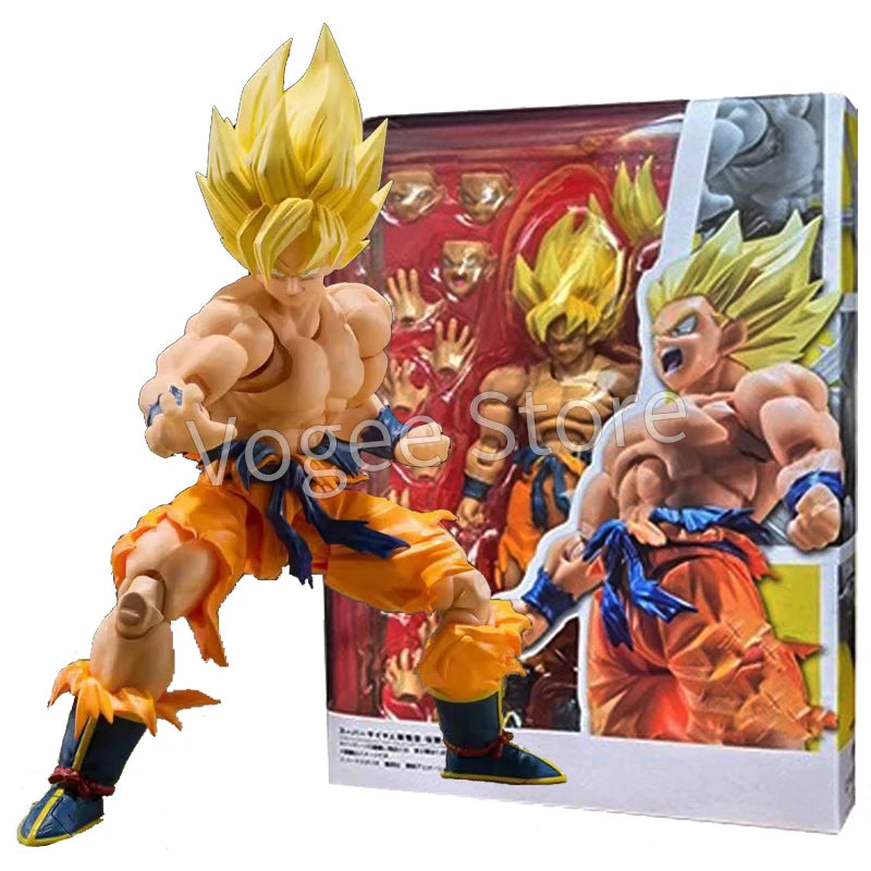 SHF Dragon Ball Z Son Goku Actionfigur - 17 cm Super Saiyajin Kakarotto PVC Sammlerstück Anime Modell Spielzeug