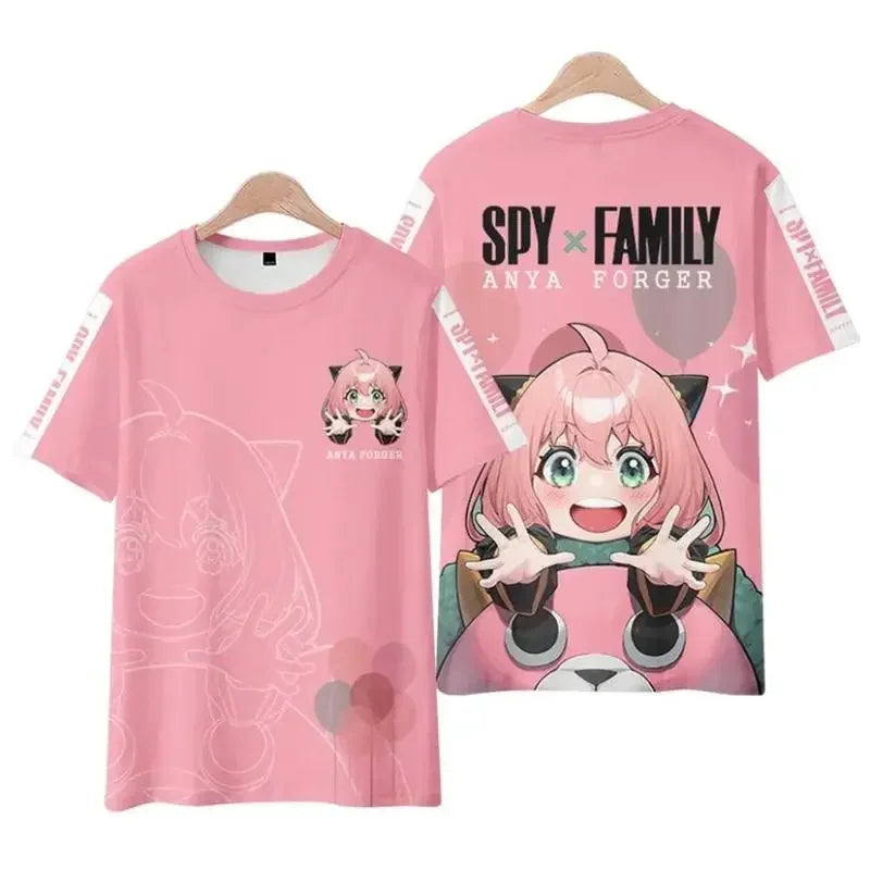 T-shirt graphique Harajuku Spy X Family