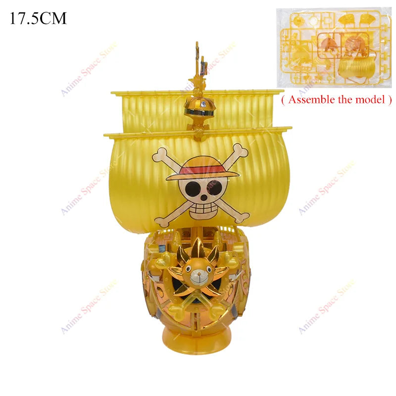 18cm Anime One Piece Figur Piratenschiff Spielzeug Actionfiguren