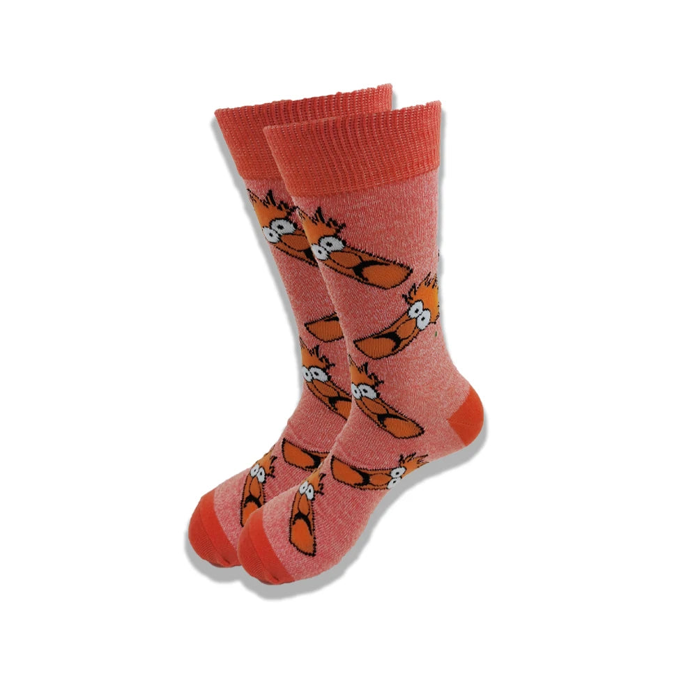 Lustige Socken mit Cartoon-Anime-Motiv – Hip-Hop-Aufdruck, originelle und bequeme Unisex-Skateboard-Crew-Socken