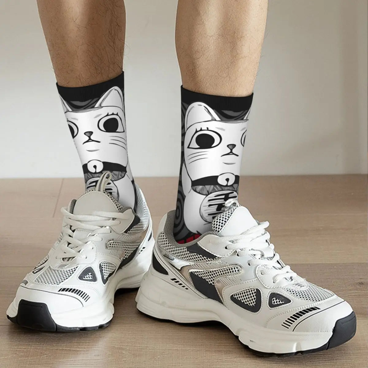 Turbo Granny Dandadan Anime Socken – Polyester Harajuku Strümpfe