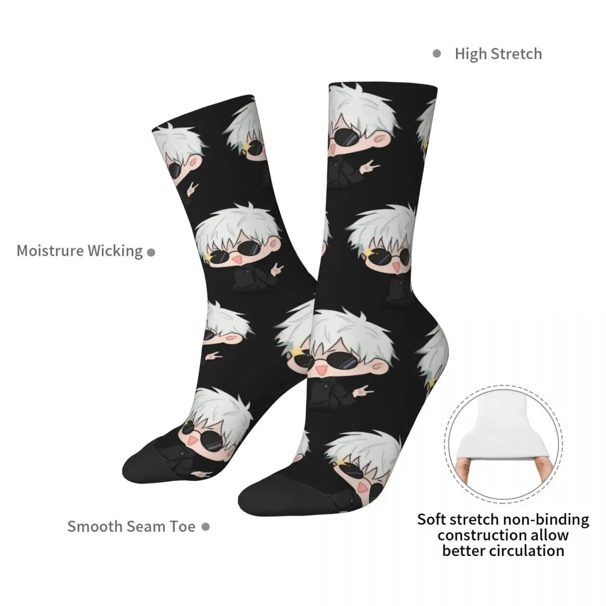 Chaussettes Gojo Satoru Jujutsu Kaisen