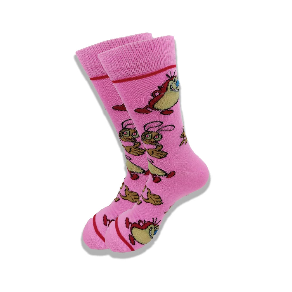 Lustige Socken mit Cartoon-Anime-Motiv – Hip-Hop-Aufdruck, originelle und bequeme Unisex-Skateboard-Crew-Socken