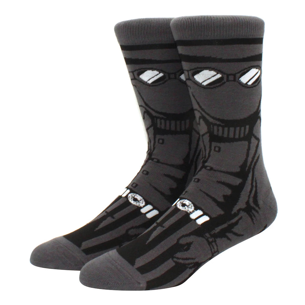 1 Pair New Anime Movie Socks – Cotton Crew, Role-Playing Calf Socks
