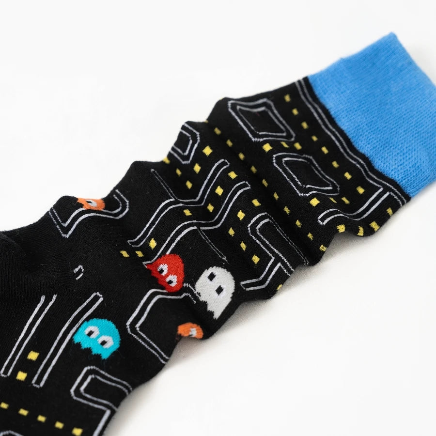 MYORED Winter Cartoon Game Socks – Trendy Mid-Tube Fashion for Men & Couples