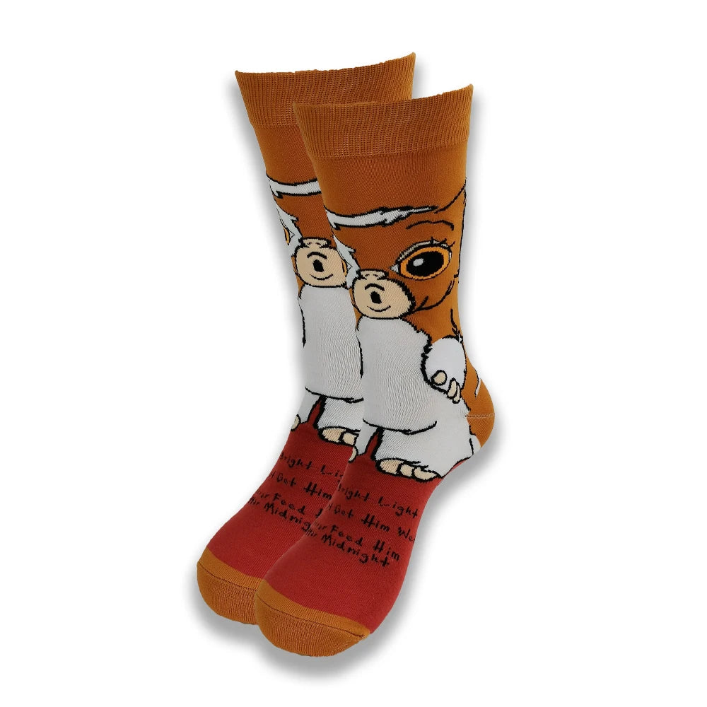Lustige Socken mit Cartoon-Anime-Print – Personalisierter atmungsaktiver Baumwoll-Hip-Hop-Stil für Männer und Frauen
