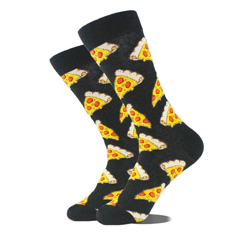 Baumwolle Glücklich Lustige Socken Männer Alien Planet Shark Verrückte Design Sokken