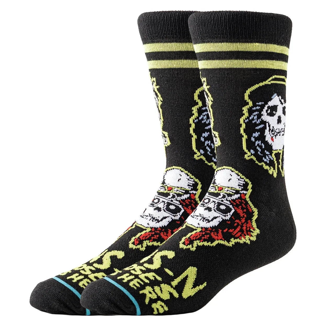 Hip Hop Totenkopf Socken – Sportliche Tube Socken für Männer & Frauen