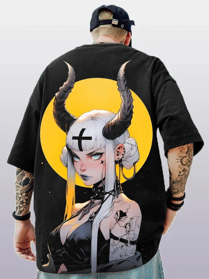 T-shirt tendance style streetwear animé