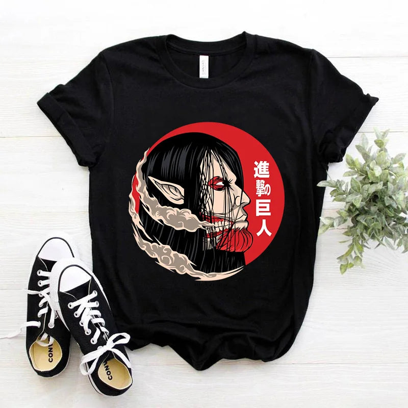 Attack on Titan T-Shirt Kawaii Anime Graphic Tee