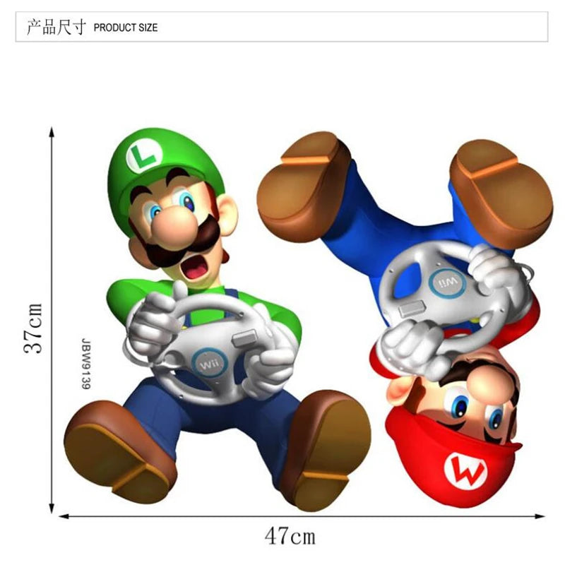 3D Cartoon game wall sticker wall decoration