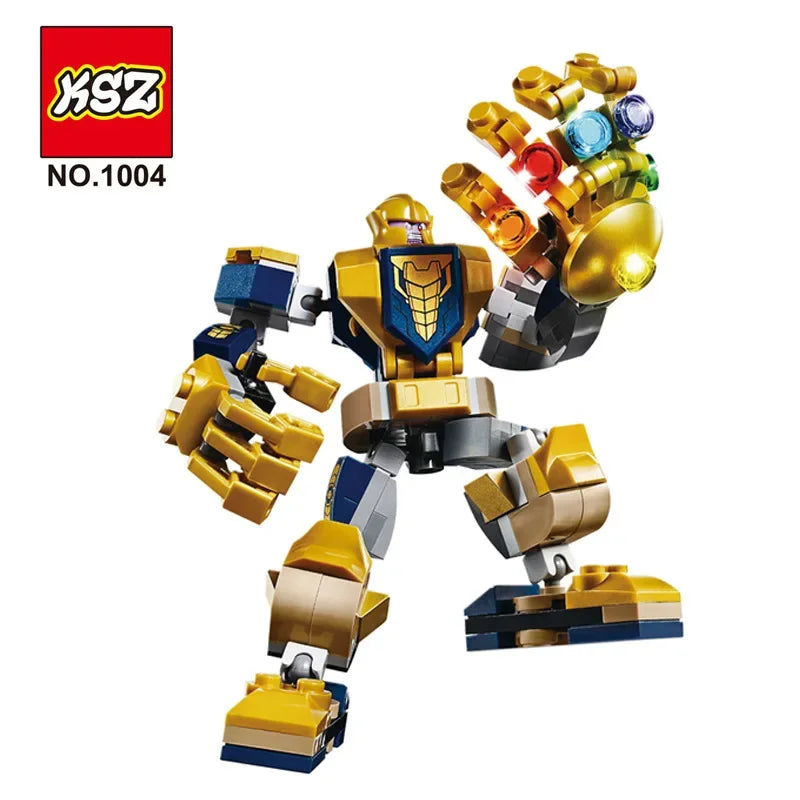 Figurine de héros à construire Iron Big Assembly Figures Action Toys Compatible avec la collection Lego