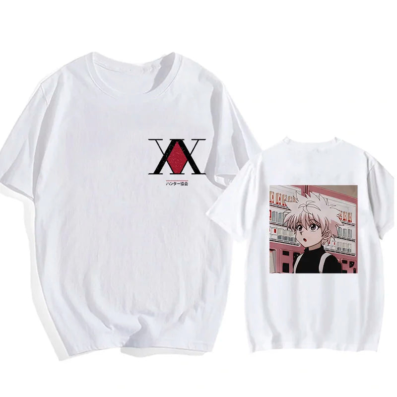 Kawaii Hisoka & Killua T-Shirt Hunter X Hunter Devil Eye Cartoon Anime Tee