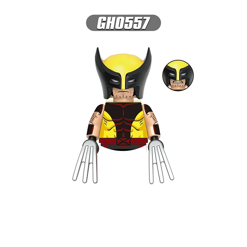 Marvel Mini Blocks – Doctor Doom, Cable und Mr. Sinister Actionfiguren, Bauspielzeugset für Kinder und Partygeschenke