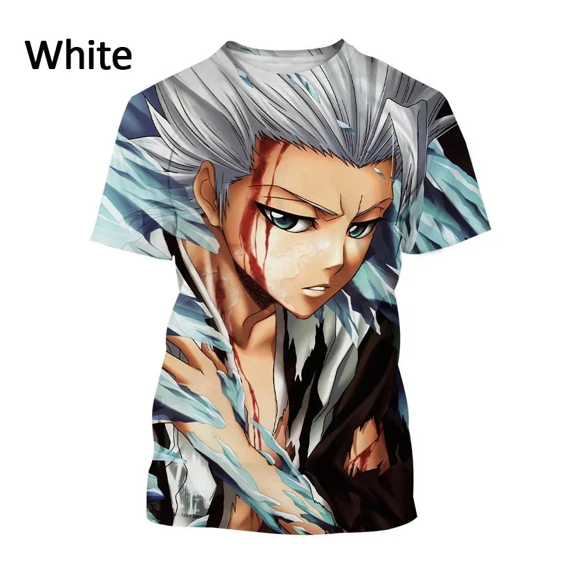 T-shirt imprimé en 3D Kurosaki Ichigo unisexe BLEACH Anime Cosplay