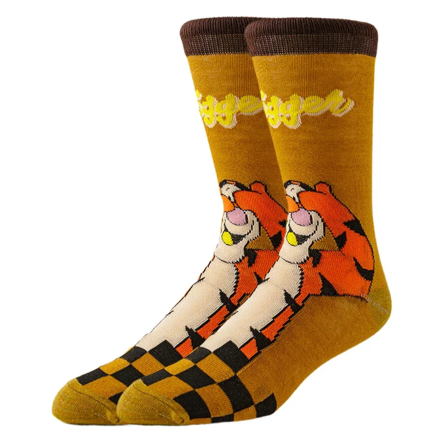 MINISO Disney Cartoon Anime Socken Herren Damen Neuheit Lustige Designer Socken