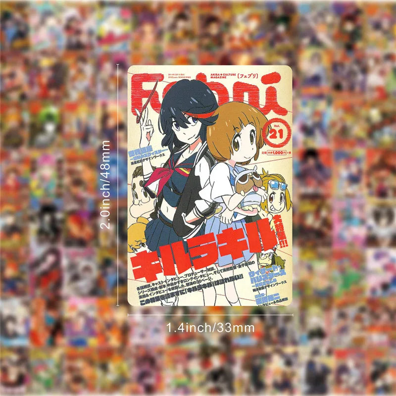 100Pcs Anime Poster Aufkleber ästhetische Graffiti Skateboard Home Poster dekorative