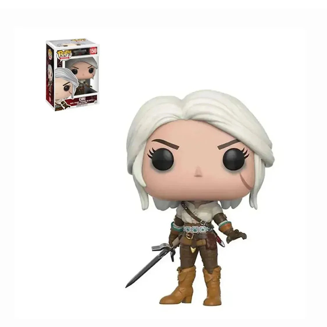 Funko Pop Ciri Witchers Games Vinyl Action Figures Toys Gifts for Children