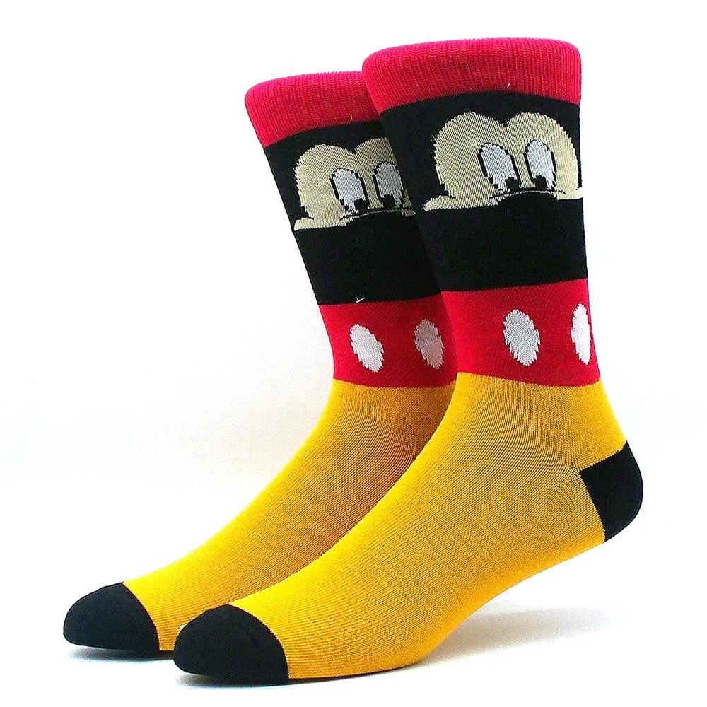 Modische Anime-Socken – Lustiger Hip-Hop-Stil mit hochwertigen Cartoon-Mustern
