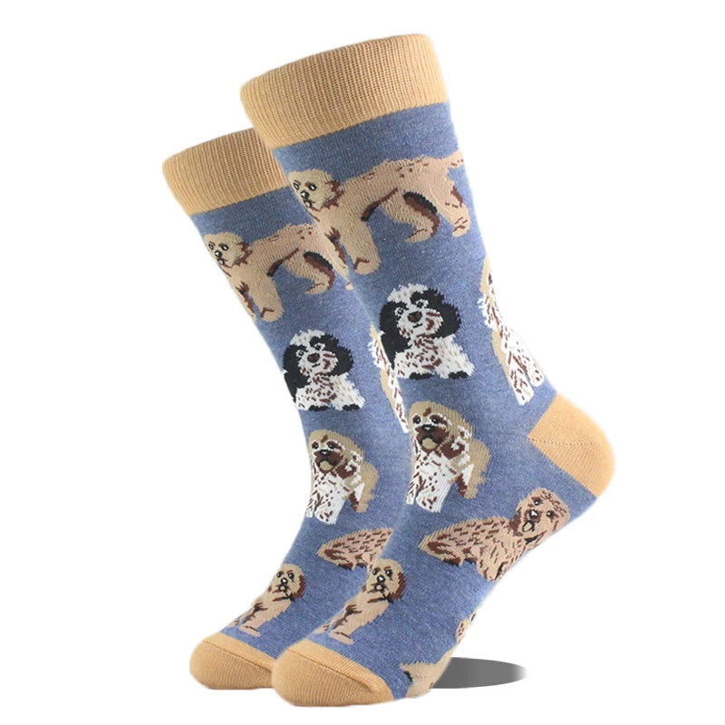 Happy Design Lustige Socken Schaf Bier Dinosaurier Muster
