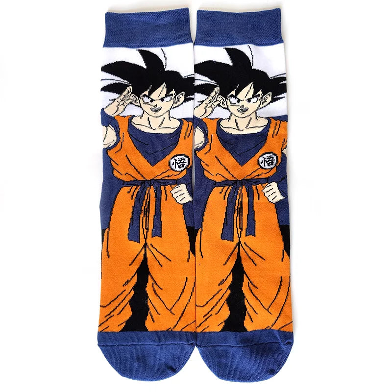 Socken mit Anime-Cartoon-Charakteren für Herren – Cosplay-Skateboard-Stil