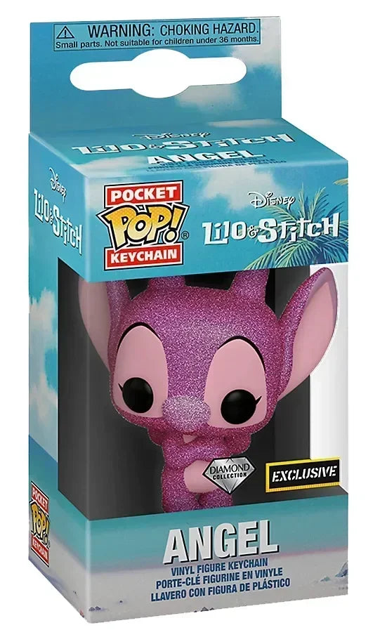 FUNKO POP Disney HULA STITCH Schlüsselanhänger Spielzeug TIKI STITCH LILO SCRUMP Schlüsselanhänger Spielzeug