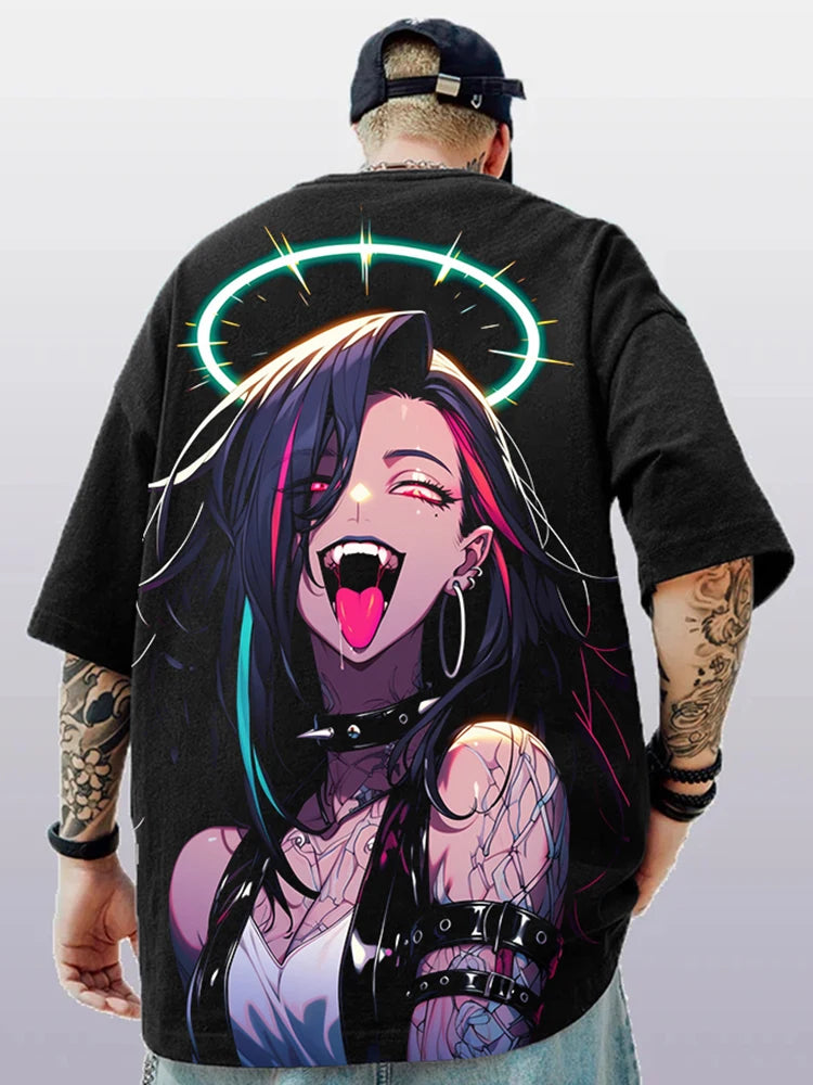 T-shirt tendance style streetwear animé
