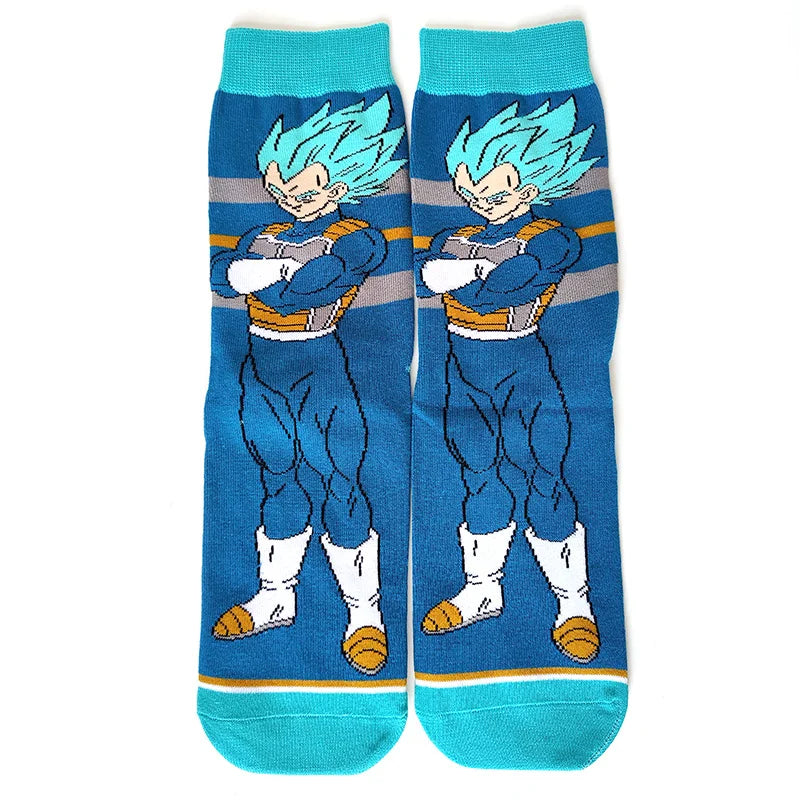 Socken mit Anime-Cartoon-Charakteren für Herren – Cosplay-Skateboard-Stil