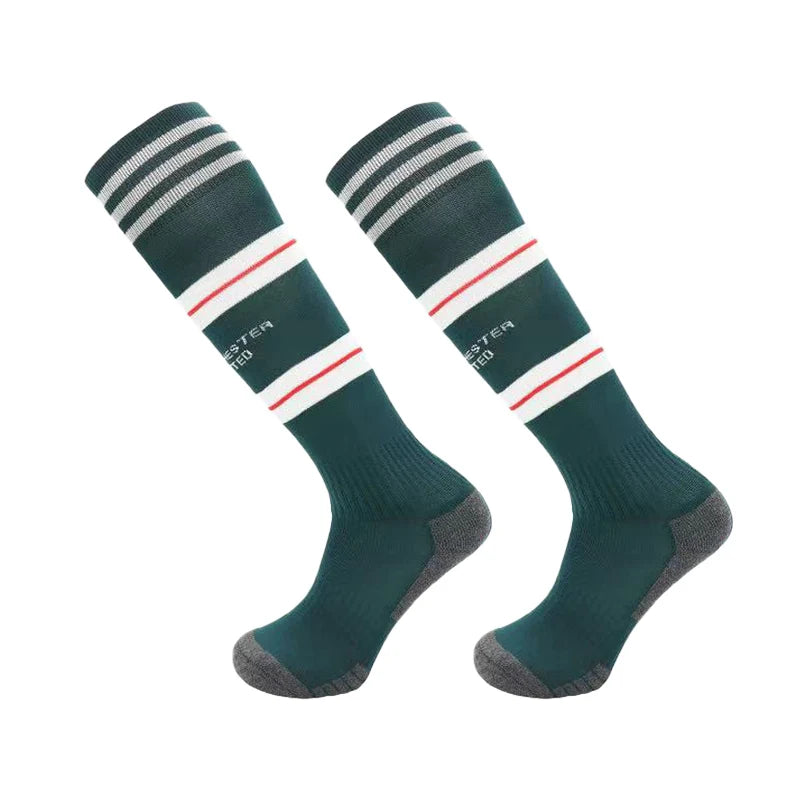 Europäische Fußball-Clubsocken für die Saison 23–24 – Kniehohe Sportsocken für Kinder und Erwachsene