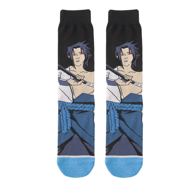 Socken mit Anime-Cartoon-Charakteren für Herren – Cosplay-Skateboard-Stil