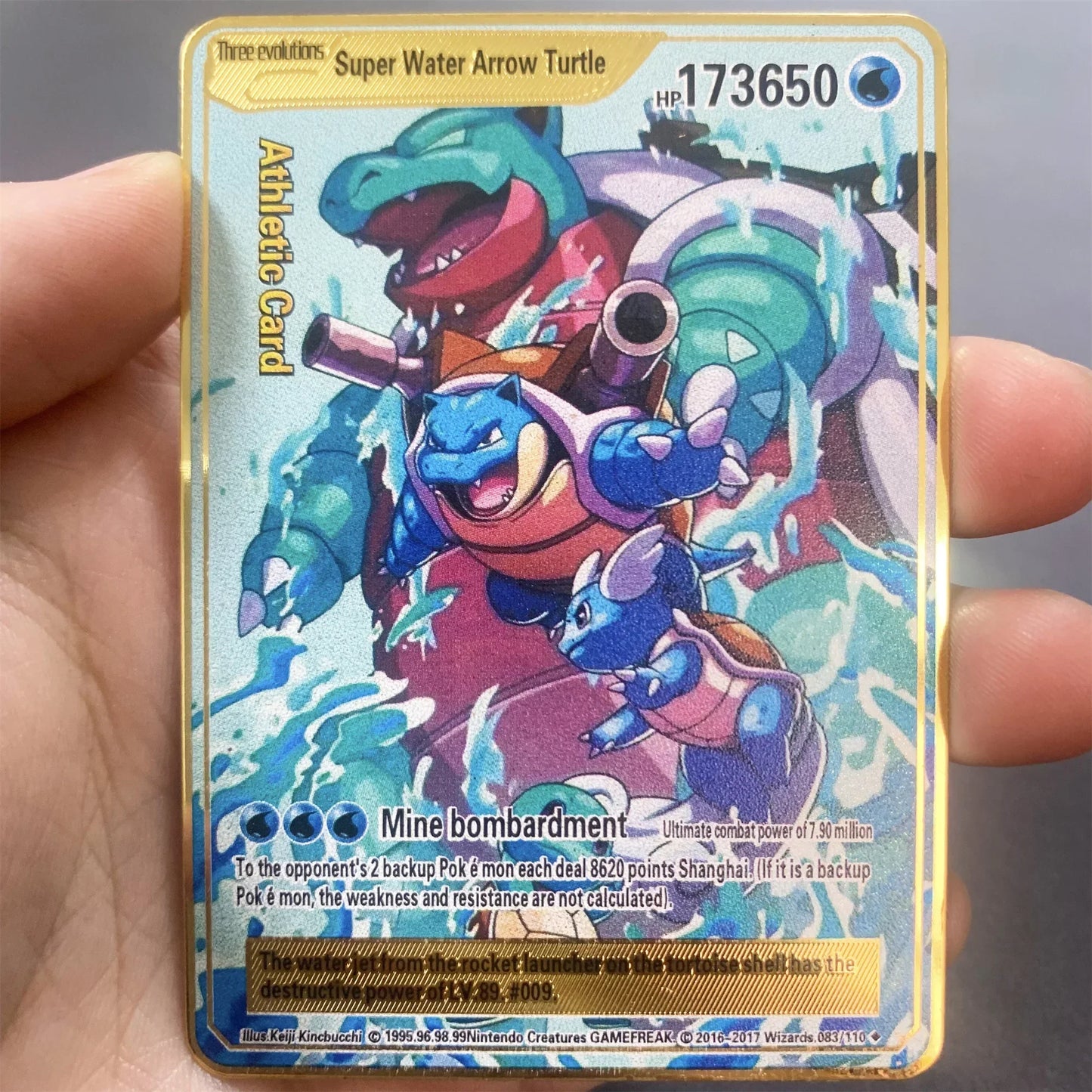 Pokemon Metall Karte 10000 Punkte Arceus Charizard Raichu Super Karte Goldene Englisch Anime Sammlung Karten