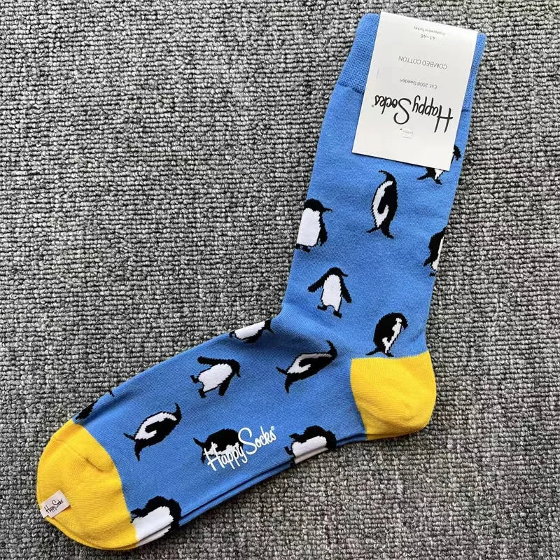 Diamond Check Happy Socks für Herren – Geometrische Sportsocken aus Baumwolle (Größe 41–46)