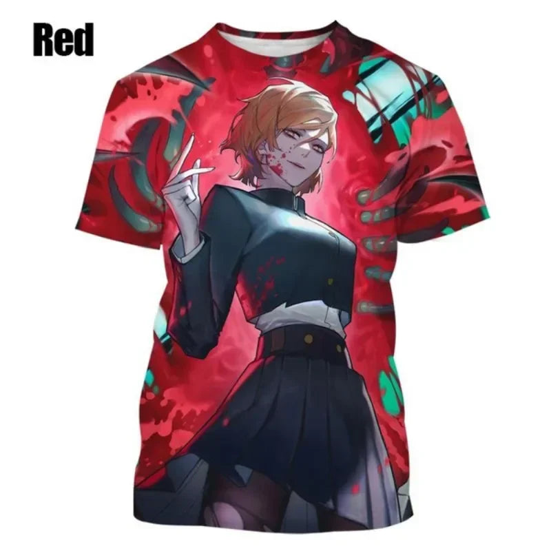 Jujutsu Kaisen T-shirt imprimé 3D
