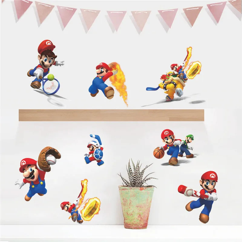 3D Cartoon game wall sticker wall decoration