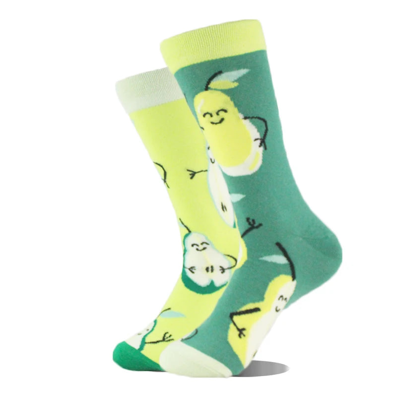 AB Happy Cotton Chaussettes amusantes Panda Duck Crazy Design Sokken