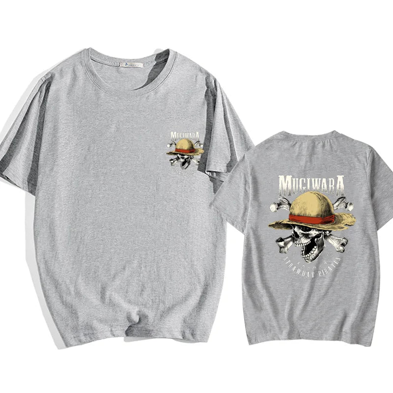 T-shirt de style urbain Harajuku, imprimé anime, ample, pour l'été