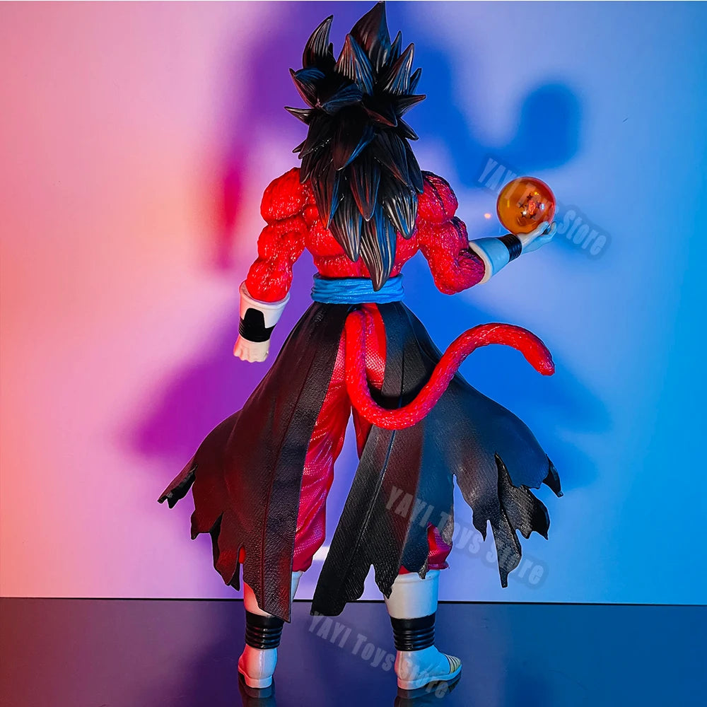 29 cm große Dragon Ball Gogeta SSJ4-Figur – Super-Saiyajin 4, Goku & Vegeta-Modell