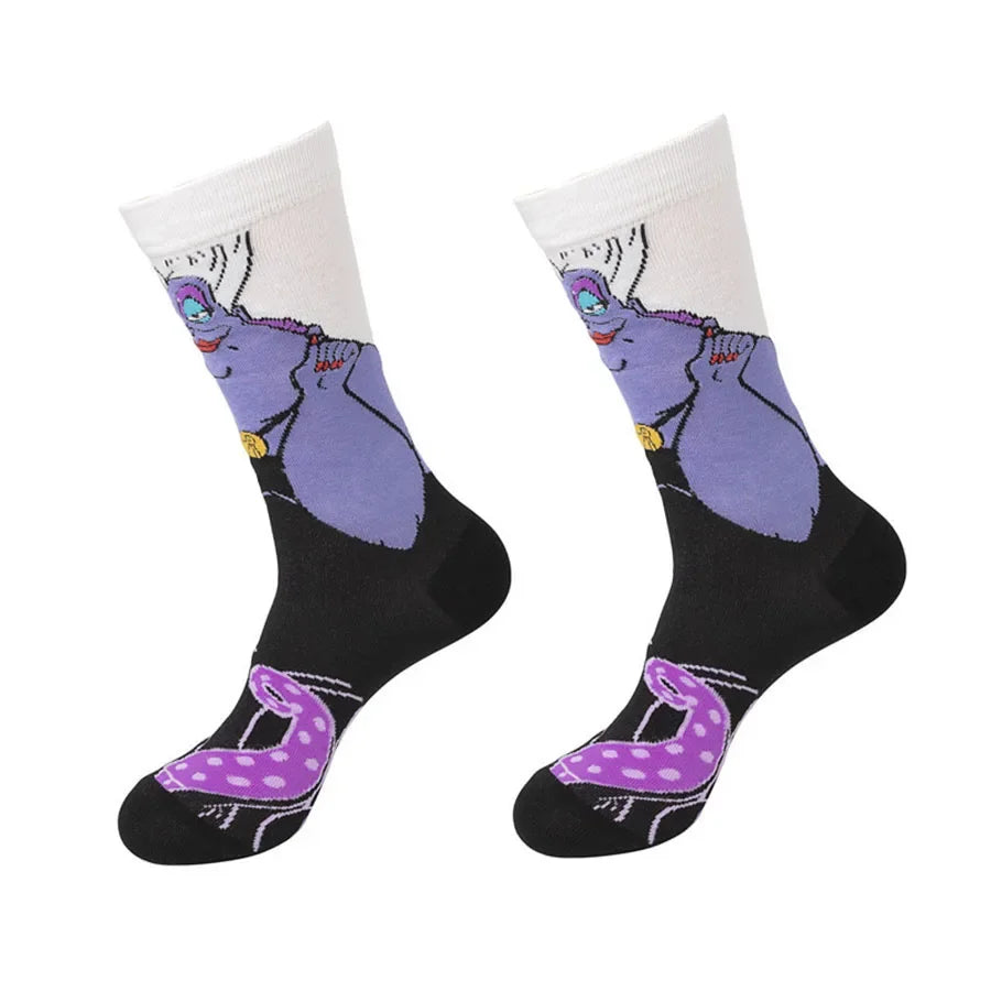 MINISO Disney Cartoon Anime Socken Herren Damen Neuheit Lustige Designer Socken